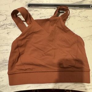 Lululemon Burnt Orange sports bra